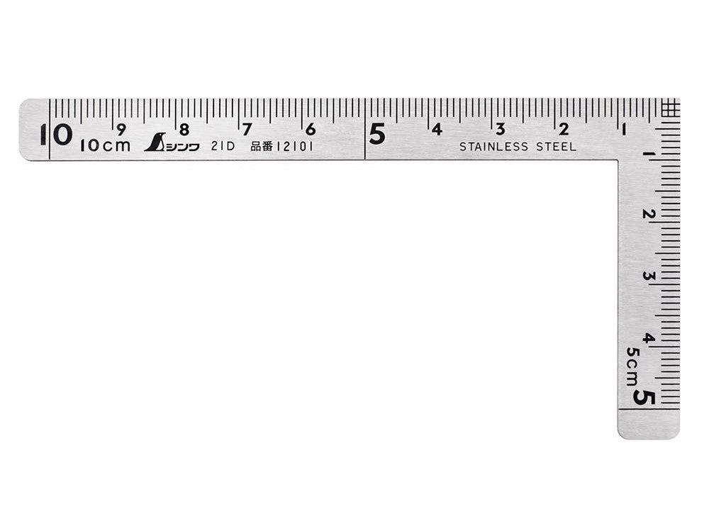 Metāla mini stūrenis SHINWA 100 x 50 mm