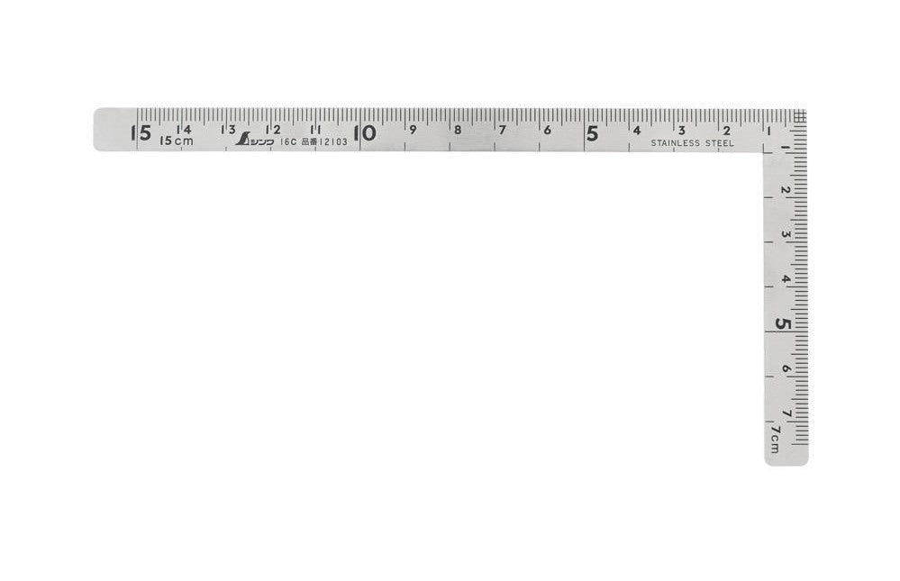 Metāla mini stūrenis SHINWA 150 x 75 mm